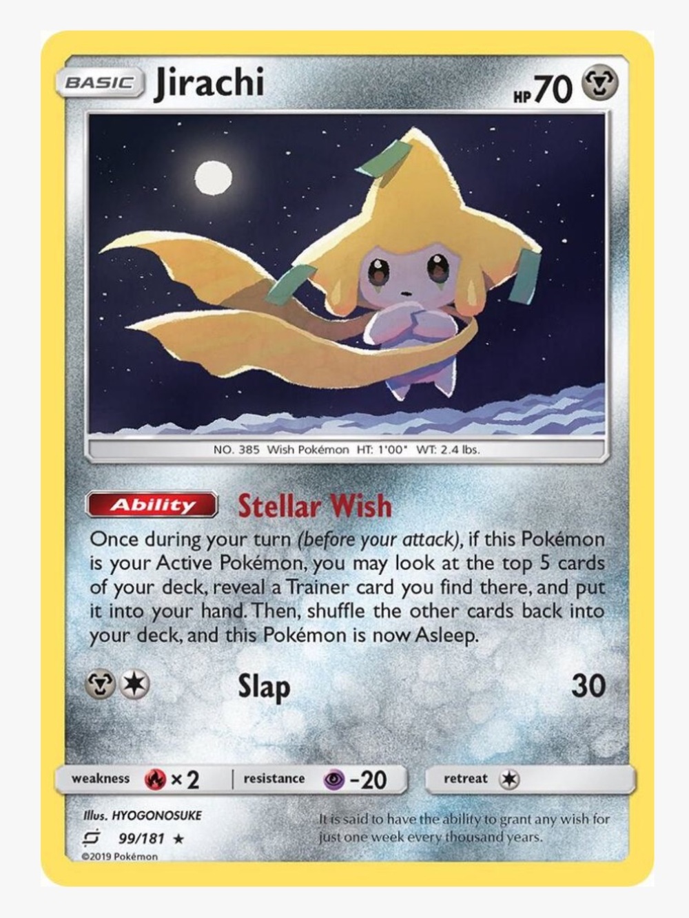 Jirachi Deck Exclusives Pokemon Trading Card